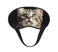 Schwarze Schlafmaske für Damen und Herren, Augenmaske zum Schlafen, lichtblockierend, Schlafmaske mit elastischem Band, Augenbinde für Flugschläfer, weich, atmungsaktiv, Reiseaugenabdeckung für