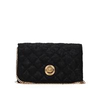 Schwarze Stoff-Clutch-Tasche Einheitsgröße