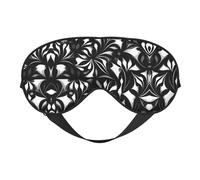 Schwarze und weiße Muster, doppelseitige weiche Verdunkelungs-Augenmaske, Entspannung, Nulldruck, Nachtschlaf-Augenmaske