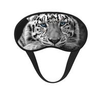 Schwarze und weiße Tiger-Schlafmaske für Seitenschläfer, Verdunkelungs-Augenmaske für Damen und Herren, Nulldruck-Schlafmasken, weiche, atmungsaktive Augenabdeckung, bequeme Augenbinde, Lidschatten