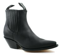 Schwarze Unisex-Western-Chelsea-Stiefel von Grinders - Mustang EU40