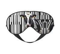 Schwarze weiße Milchkuh-Druck, weiche Verdunkelungs-Augenmaske, Reise-Augenmaske, Seitenschläfer-Augenabdeckungen, Schlaf-Augenmaske für Männer und Frauen