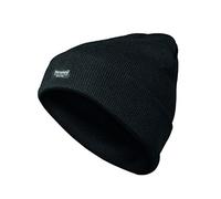 Schwarze Wintermütze, mit 3M Thinsulate Fütterung, Strickmütze, Arbeitsmütze, Baustelle