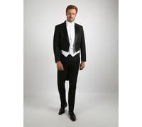 Schwarzer Frack Budapest Stretch - Grösse 46 - Herren - Bekleidung - Slim-fit - Polyester - Knopen