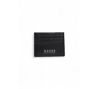 Schwarzer Lederkartenhalter Einheitsgröße