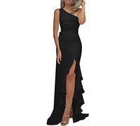 Schwarzes Abendkleid Lang Midi Kleid RüCkenfrei Braunes Satin Kleid Meerjungfrau Brautkleid Trauzeugin Kleid Pastell Pulloverkleid Mini Plissiertes Kleid Lang Kleid Weiß Party Partykleider Damen