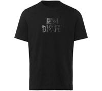 Schwarzes Diesel-T-Shirt mit großem Block-D-Monoton-Logo XL