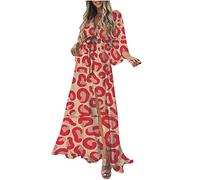 Schwarzes Kleid Damen Frühlingsangebote Ärmelloses Langes Kleid Sexy Enges Multi Way Bandage Dress meine bestellungen anzeigen Chiffon Kleid 3/4 Ärmel Loose Elegant Abend Cocktailkleid Vintage Re