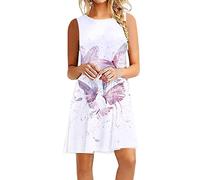 Schwarzes Kleid Damen Sexy Kleid Damen für Party Maxikleid Boho Damen Sommer Sommerkleid Damen Chiffon Freizeitkleider Sommerkleider Damen Midi Festlich Knielanges Kleid Damen Sommer Kleid A Lini