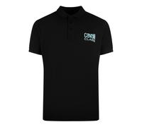 Schwarzes Poloshirt „Cavalli Class“ mit auffälligem Logo M