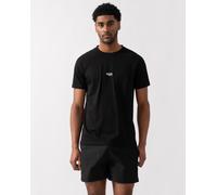 T-Shirt BOSS "T-Shirt RN Slim Fit", Damen, Gr. XXL, schwarz 005, Single Jersey, Obermaterial: 100% Baumwolle, körpernah, Rundhals, Raglanärmel normaler Saum, Shirts T-Shirt, mit UV Schutz (SPF 50+) (6