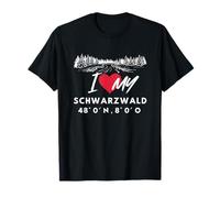 Schwarzwald liebe Heimat Design T-Shirt