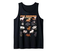 Schweinerassen der Welt Bauernhof Tierliebhaber niedliche Schweine Tank Top
