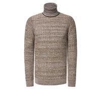 Schwerer Grobstrick Rollkragen-Pullover S