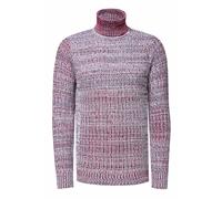 Schwerer Grobstrick Rollkragen-Pullover XL