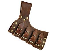 Schwerthalter verstellbar aus Leder Schwertgürtelhalter Schwertgürtel Mittelalter Retro Leder Schwert Gürtel Schwerthalter Gürtelhalter für Schwerter Mittelalter Wikinger Fasching Kostü fest
