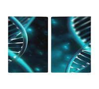 Science Gene Strang Reisepasshülle, ultradünn, PU-Leder, Reisedokumenten-Organizer, kompakt, Premium, internationaler US-Reisepassschutz, Schutzhülle für Damen und Herren