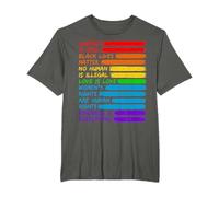 Science is Real Black Lives Matter Shirt LGBT Rainbow Flag T-Shirt