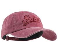 SCIPPIS Herren & Damen Basecap Baseball Schildmütze Snapback Kappe Mütze Cap Schriftzug« Burgund
