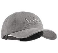 SCIPPIS Herren & Damen Basecap Baseball Schildmütze Snapback Kappe Mütze Cap Schriftzug« Grau