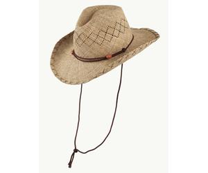 Scippis Sommerhut Chiller, Strohhut Westernhut Cowboyhut Vintage natur Größe S/M
