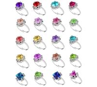 SCJJZ 20 Stück Mädchen Ringe, Prinzessin Schmuck Set, Kinderringe Prinzessin Set, Kinder Ringe für Mädchen, Zufälliger Stil Perfekt für Kinder Geburtstag Party Favors