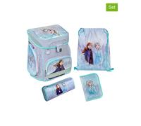 SCOOLI 5tlg. Schulranzen-Set "EasyFit Frozen" in Hellblau - 47% | Buero Schulbedarf