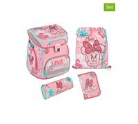 SCOOLI 5tlg. Schulranzen-Set "EasyFit Minnie Mouse" in Rosa - 46% | Buero Schulbedarf