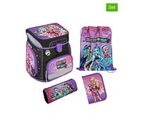SCOOLI 5tlg. Schulranzen-Set "EasyFit Monster High" in Bunt - 18 l - 44% | Buero Schulbedarf