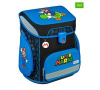 SCOOLI 5tlg. Schulranzen-Set "EasyFit Super Mario" in Blau - 44% | Buero Schulbedarf