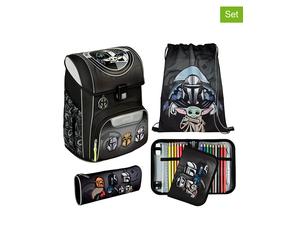 SCOOLI 5tlg. Schulranzen-Set "Star Wars" in Schwarz - (B)29,5 x (H)36,5 x (T)29 cm - 17% | Buero Schulbedarf