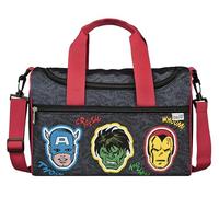 Scooli - Avengers Sporttasche für Kinder - 23 x 35 x 16 cm - geräumiges Hauptfach - Verstellbarer Schultergurt - Zubehör für die Schule - Umhängetasche