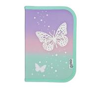Scooli - Butterfly Wishes Gefülltes Schüleretui - Komplettes Etui mit hochwertigen Stiften und mehr - All-in-One Schuletui - Praktisch für die Schule - Für Mädchen ab 6 Jahren
