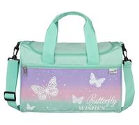 Scooli - Butterfly Wishes Sporttasche für Kinder - Geräumiges Hauptfach - Verstellbarer Schultergurt - Butterfly-Design - Robust