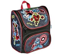 Scooli - CUTIE Vorschulranzen Avengers - Hauptfach und Vortasche - gepolsterte Träger und Rücken - Ideal für Kinder ab 3 Jahren