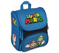 Scooli - CUTIE Vorschulranzen Super Mario - Hauptfach und Vortasche - gepolsterte Träger und Rücken - Ideal für Kinder ab 3 Jahren