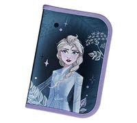 Scooli Disney Frozen Schüleretui - gefülltes Federmäppchen mit Eberhard Faber Stiften - stylische Federmappe mit Motiv - Stiftebox für Buntstifte und Bleistifte - ideal für die Schule