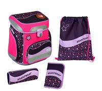 Scooli EasyFit Glow DIN - Schulranzen Set 5tlg. (Heartbeat)