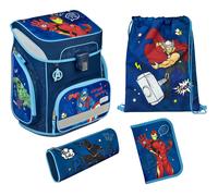 SCOOLI 5tlg. Schulranzen-Set "EasyFit Avengers" in Blau - 36% | Buero Schulbedarf