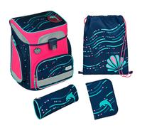 Scooli EasyFit Schulranzen-Set 5tlg Dotty Dolphin