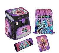 Scooli EasyFit Schulranzen-Set 5-teilig Monster High