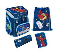 Scooli EasyFit Schulranzen Set Avengers 5-teiliges 18 Liter blau