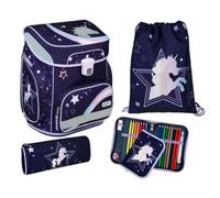 Scooli EasyFit Schulranzen Set Dreamland 5-teiliges 18 Liter lila