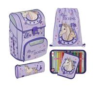 Scooli EasyStart Schulranzen-Set 5-teilig lila