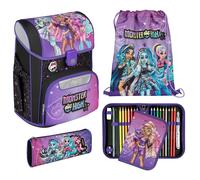 Schulranzen SCOOLI "Easy Start", Kinder, Gr. B/H/T: 29,5cm x 36,5cm x 29cm, lila (monster high), Polyester, Rucksäcke (20095455-0) monster high