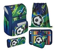 Schulranzen SCOOLI "Easy Start", Kinder, Gr. B/H/T: 29,5cm x 36,5cm x 29cm, soccer champ, Rucksäcke (32183604-0) soccer champ
