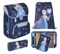 Scooli - EasyStart Schulranzen Set - ergonomischer Tornister für die Grundschule - mehrteiliges Set - Frozen
