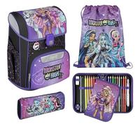 Scooli - EasyStart Schulranzen Set - ergonomischer Tornister für die Grundschule - mehrteiliges Set - Monster High