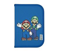 Scooli - Gefülltes Schüleretui Super Mario - Federmäppchen mit hochwertigen Stiften & Zubehör - Ideal für Schule, Freizeit und unterwegs - ab 6 Jahren
