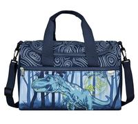 Scooli - Jurassic World Sporttasche für Kinder - 23 x 35 x 16 cm - geräumiges Hauptfach - Verstellbarer Schultergurt - Zubehör für die Schule - Umhängetasche